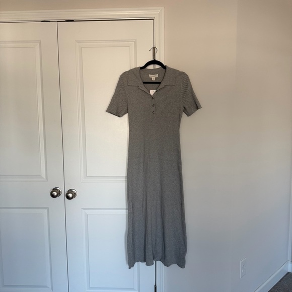 NWT Treasure & Bond Polo Rib Cotton Blend Sweater Dress - Picture 2 of 7